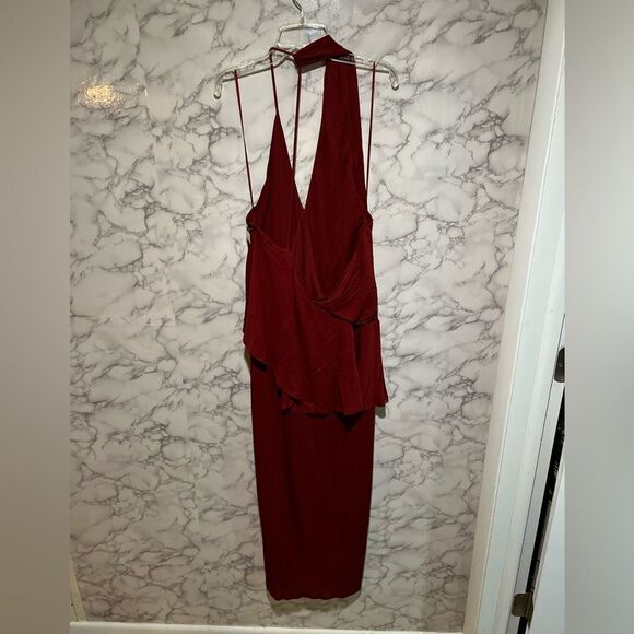 REISS XENA STRAPPY OPEN BACK COCKTAIL DRESS - Picture 12 of 13